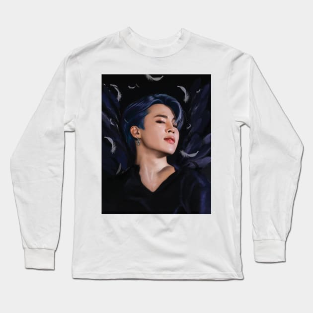 black swan jimin Long Sleeve T-Shirt by ari-arts